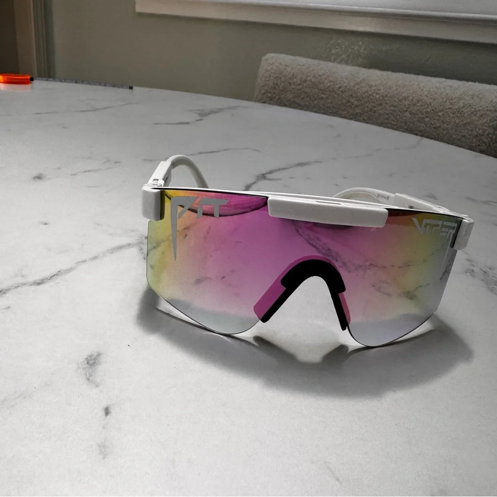 Youth size Pit viper sunglasses, white